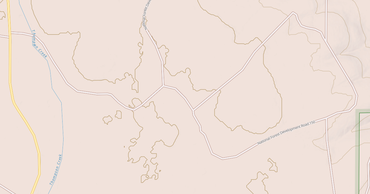 Map preview of USFS National Forest System Roads {3E28A5AD-26C3-4C73-A942-62EC493FF24E}