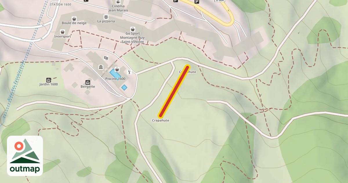Map of Crapahute