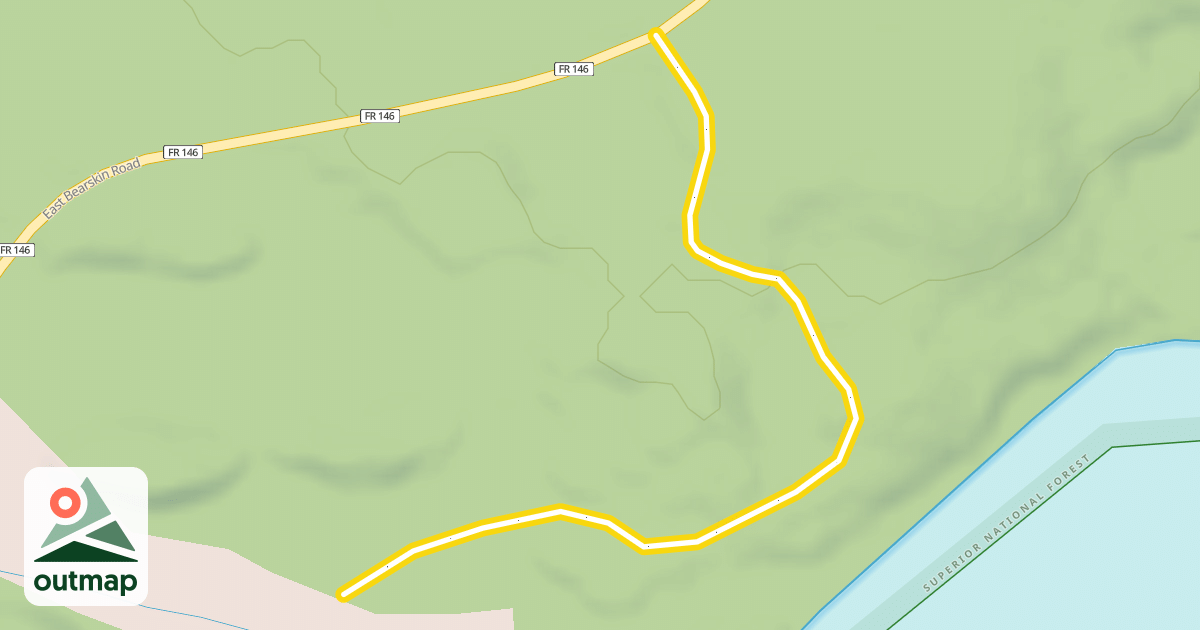 Map of Beaver Dam Trail