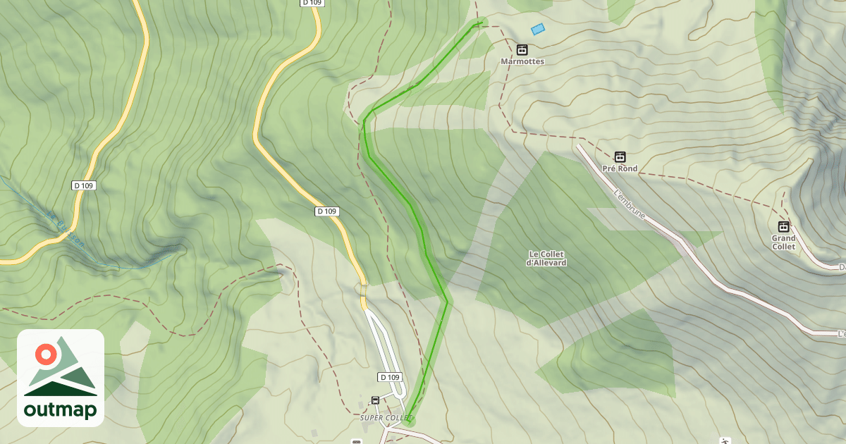 Map of Chemin des Dames
