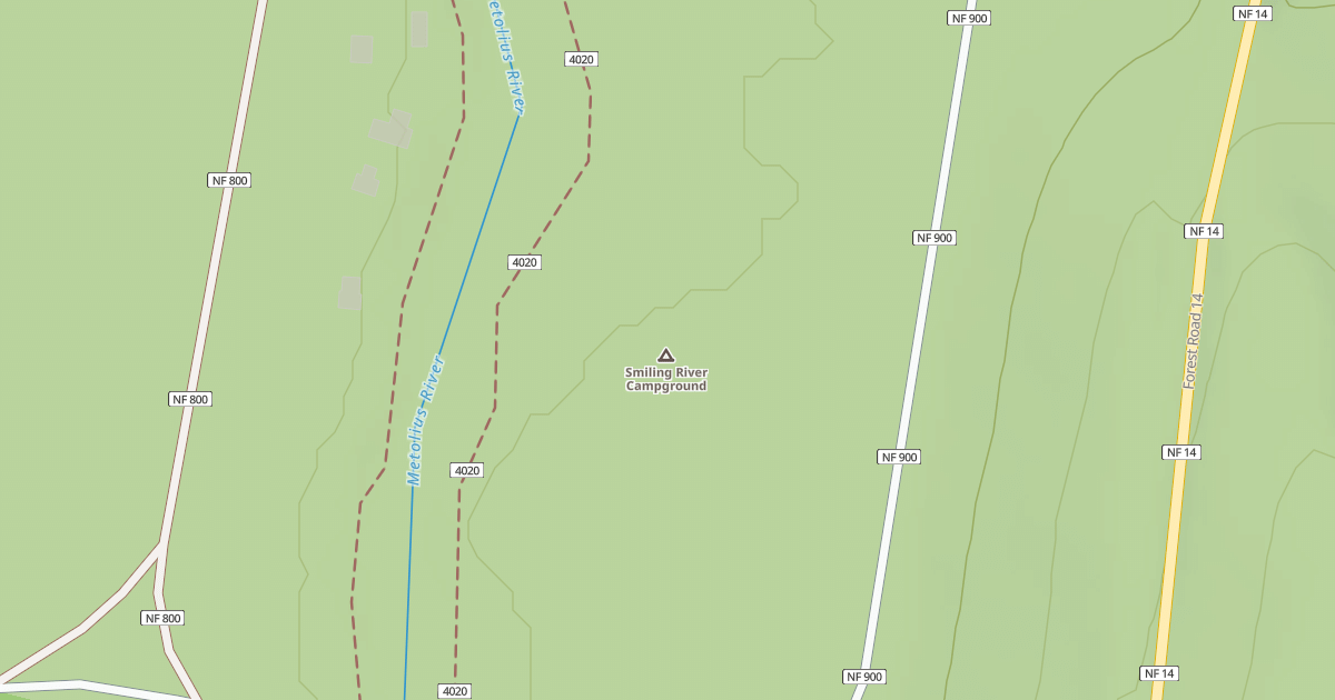 Map preview of SMILING RIVER CG