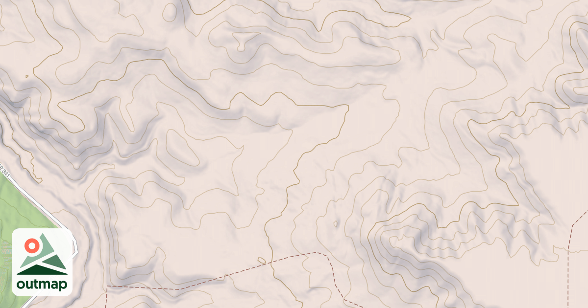 Map of USFS Motor Vehicle Use Map Trails 6251