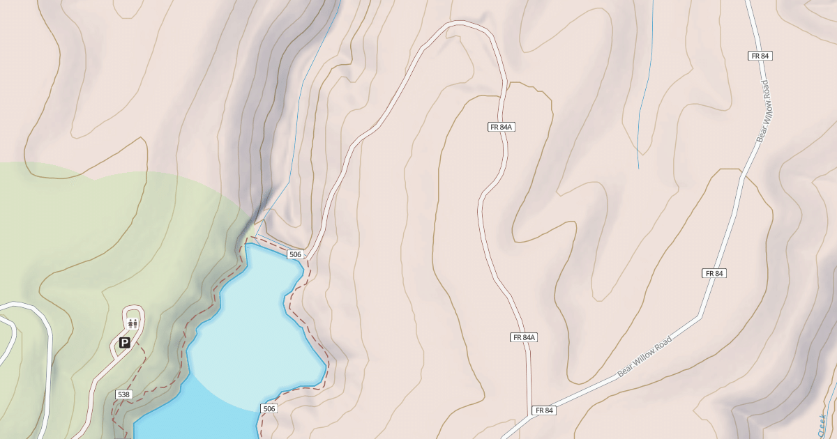 Map preview of BEAR CANYON LAKE DAM