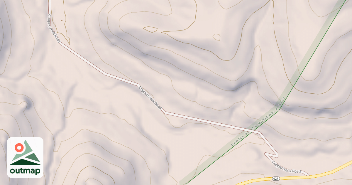 Map of STALEY BRANCH