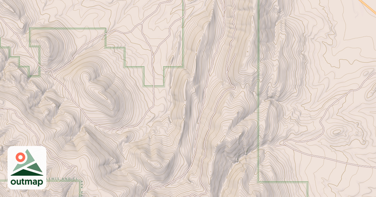 Map of PASTURE GULCH SPUR A