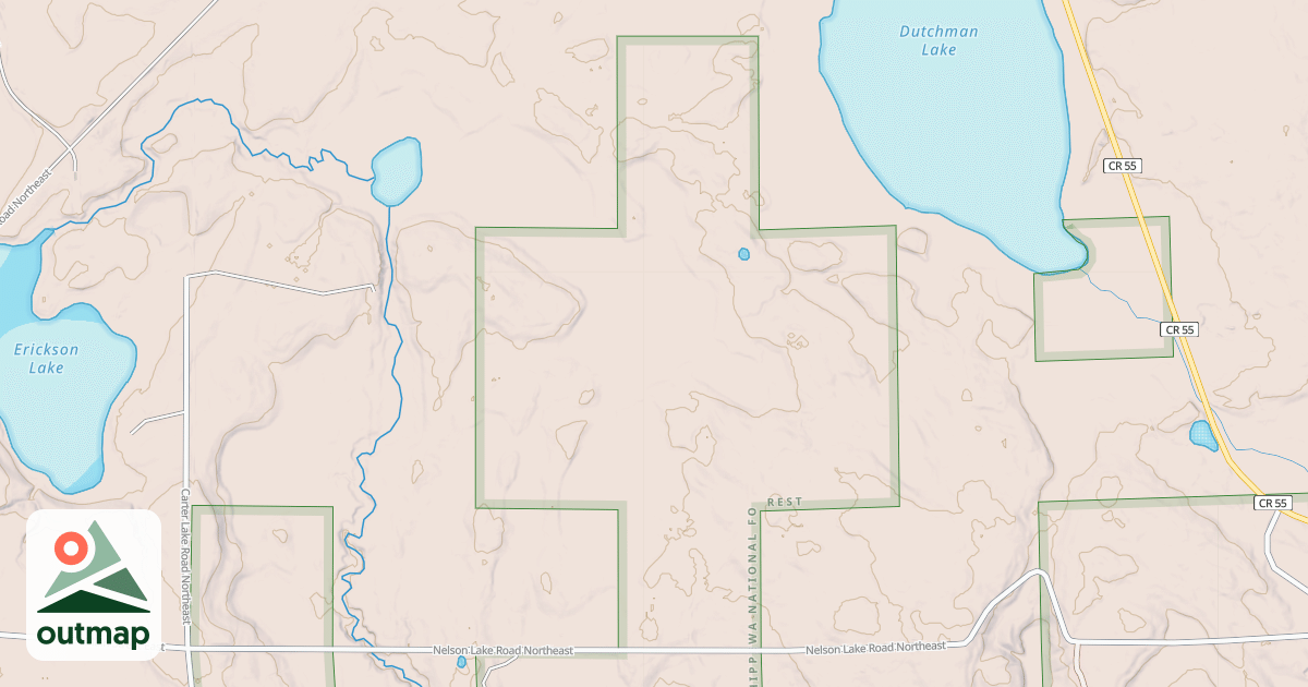 Map of NELSON LAKE SPUR C