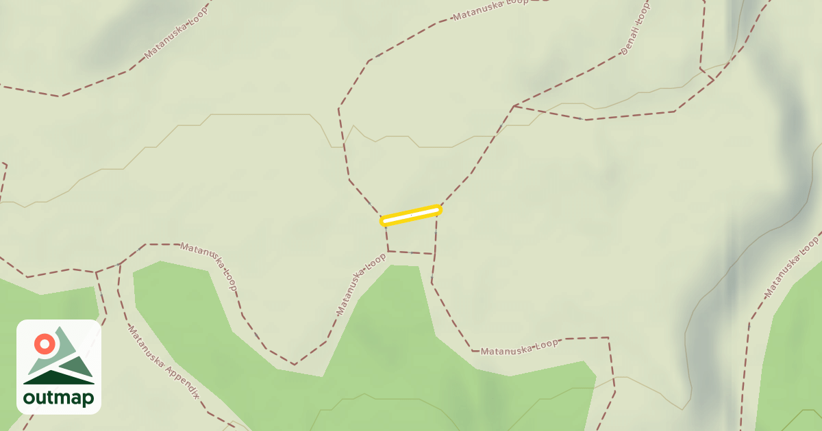 Map of Matanuska Loop