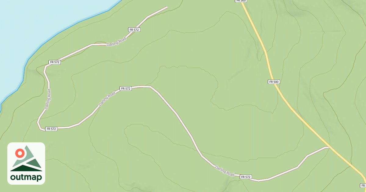 Map of DARLING ROAD
