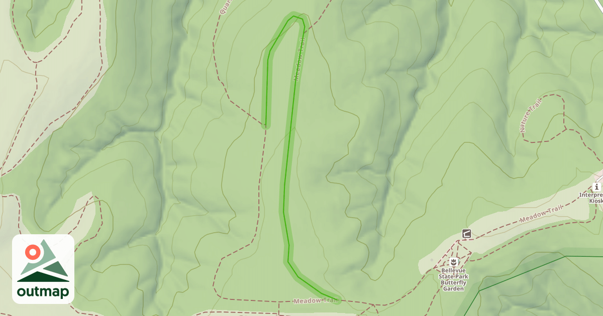 Map of Meadow Trail