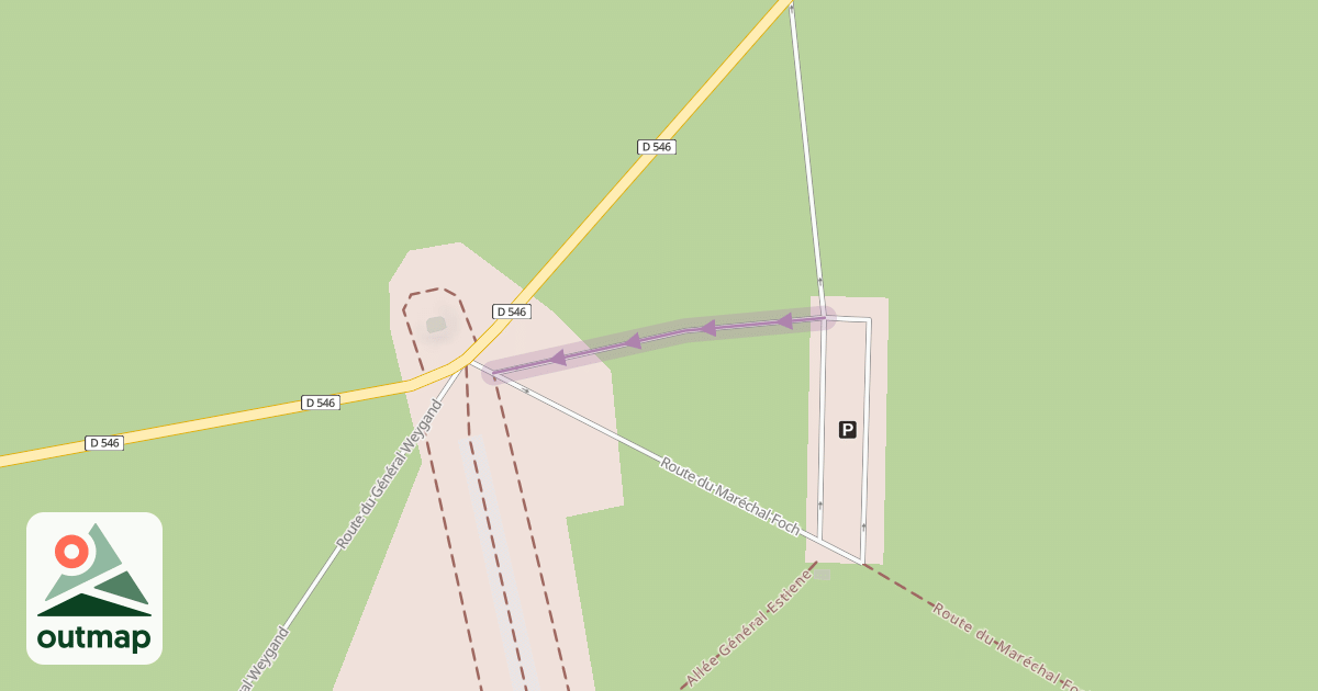 Map of Route d'Aumont