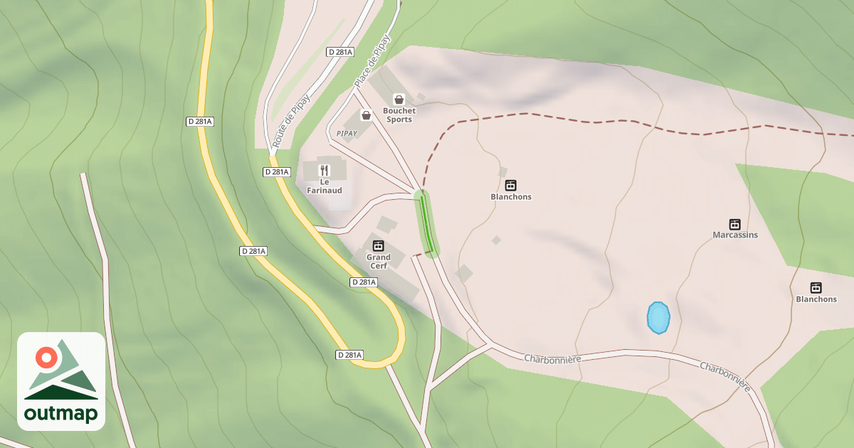 Map of Charbonnière