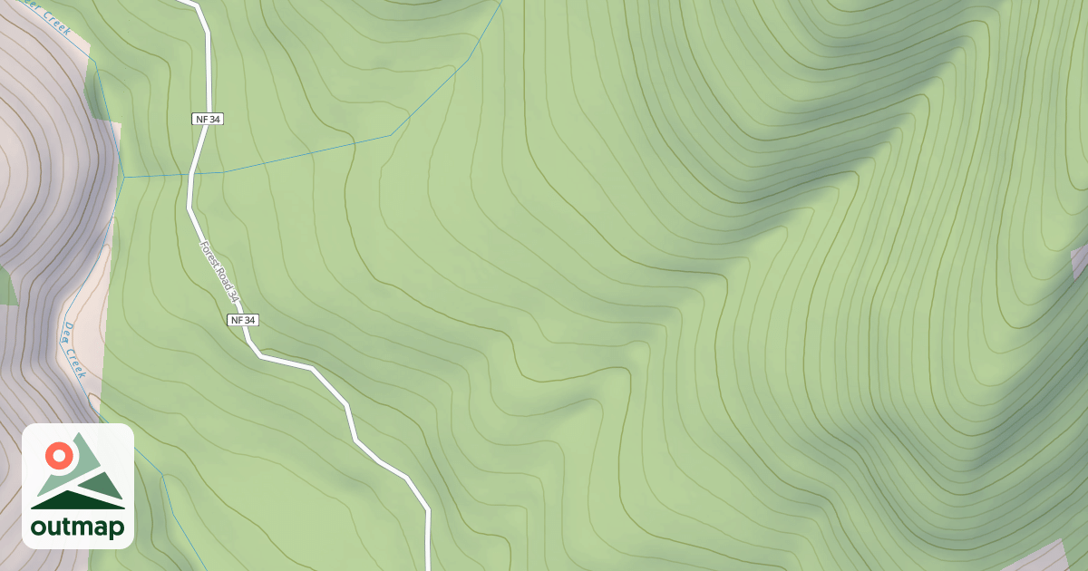 Map of CALAPOOYA S.W. - FLUME TS'S