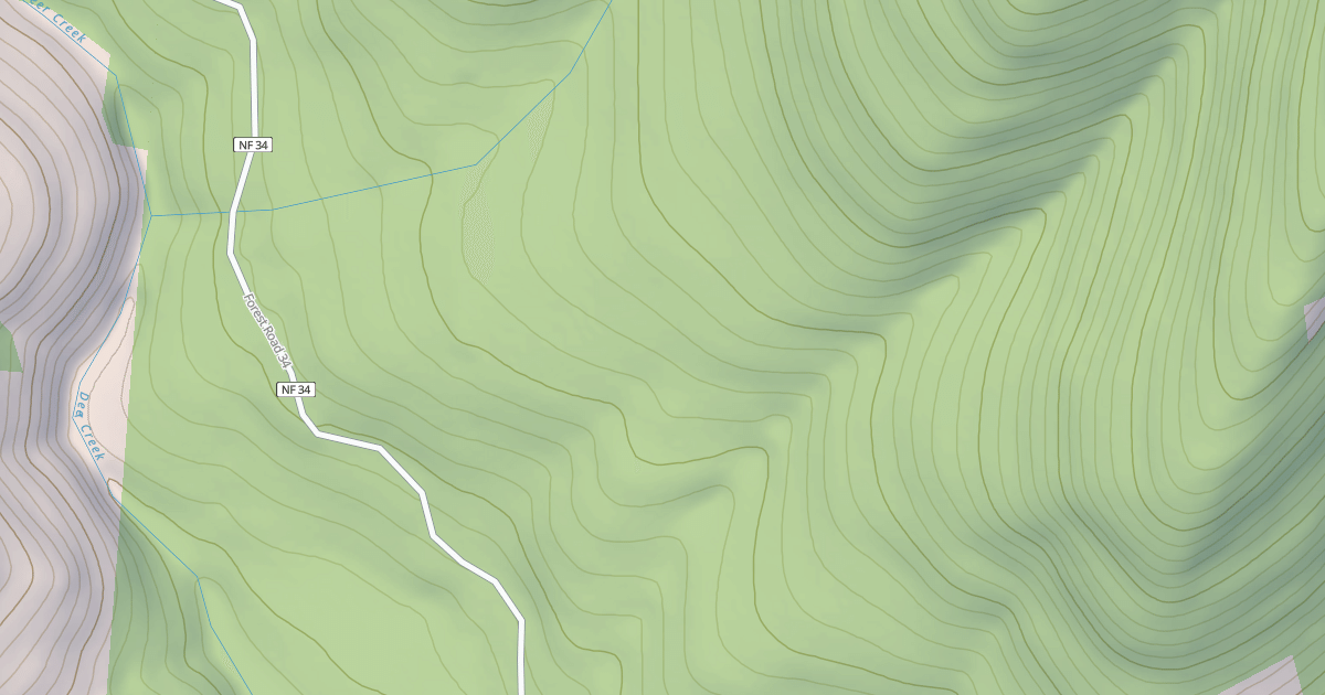 Map preview of CALAPOOYA S.W. - FLUME TS'S