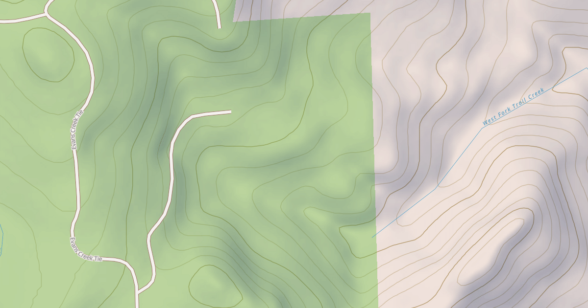 Map preview of SNOWSHOE T.S.