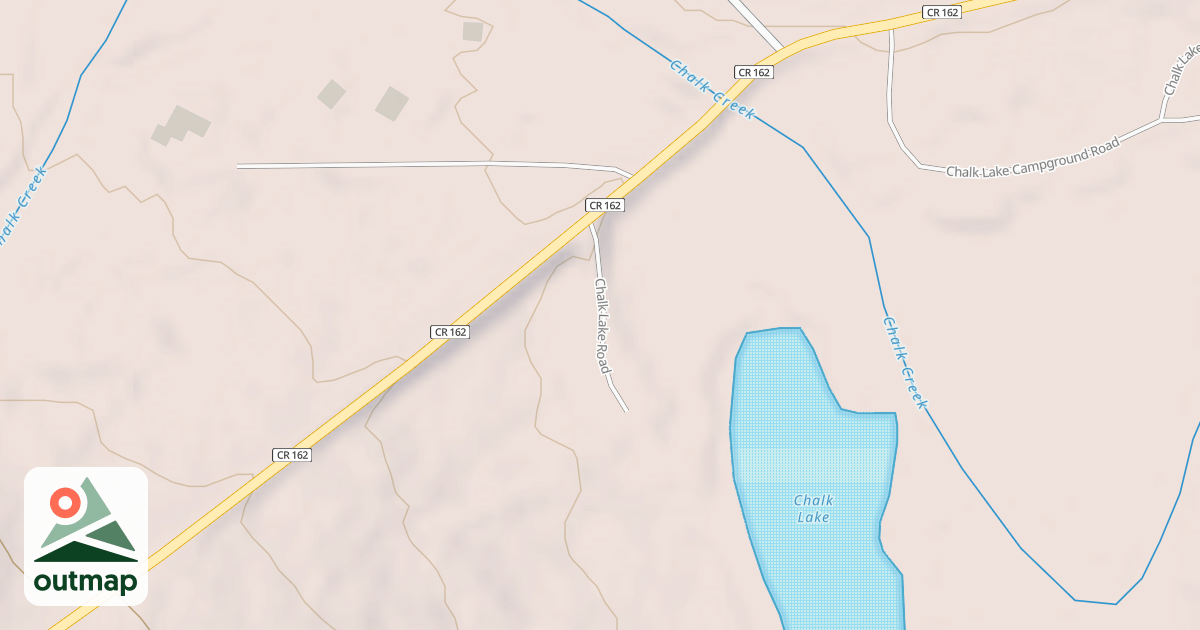 Map of CHALK LAKE