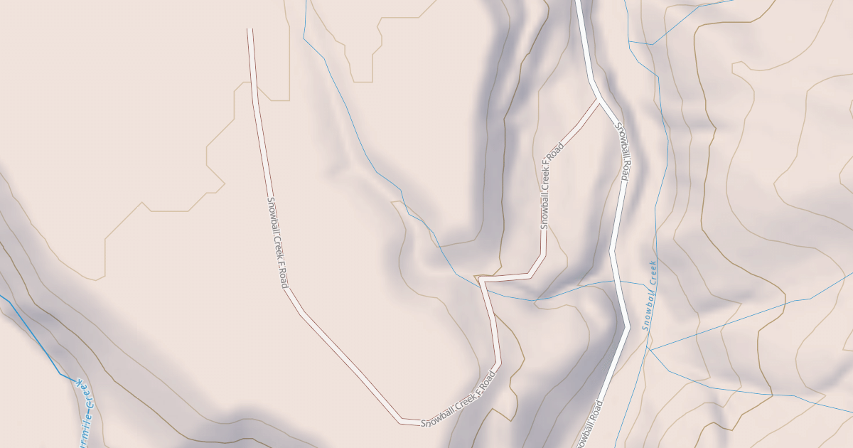 Map preview of SNOWBALL CRK F