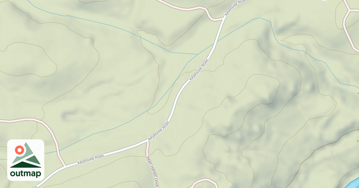 Map of 16070 Keyesville/blk Gulch Usgs Lake Isabel N