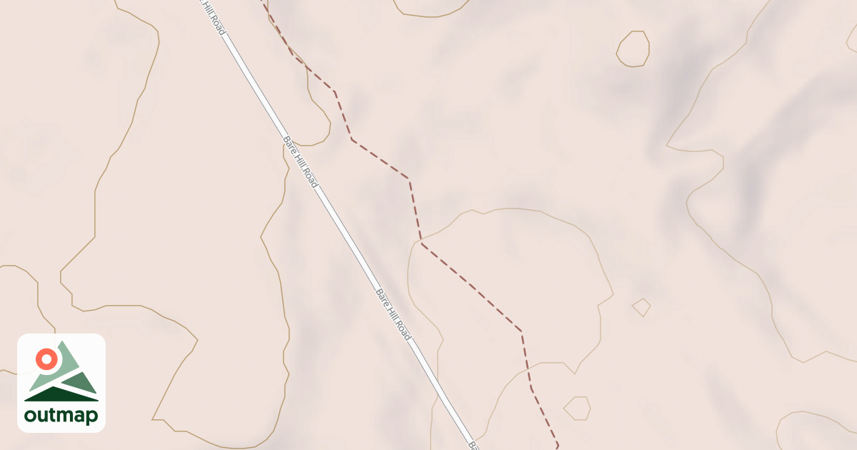 Map of Rocky Pond Path