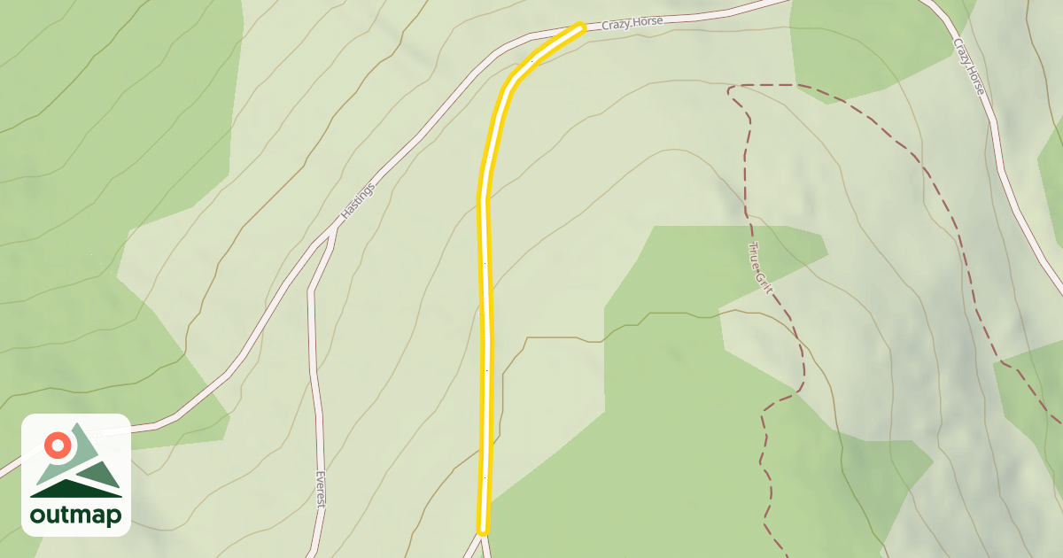 Map of Crazy Horse
