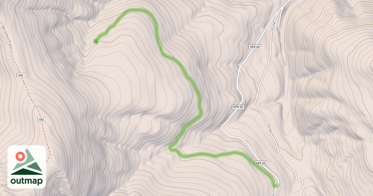 Map of Forrest Creek Road