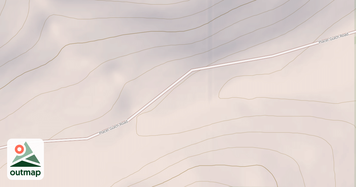 Map of PLACER CREEK ROAD