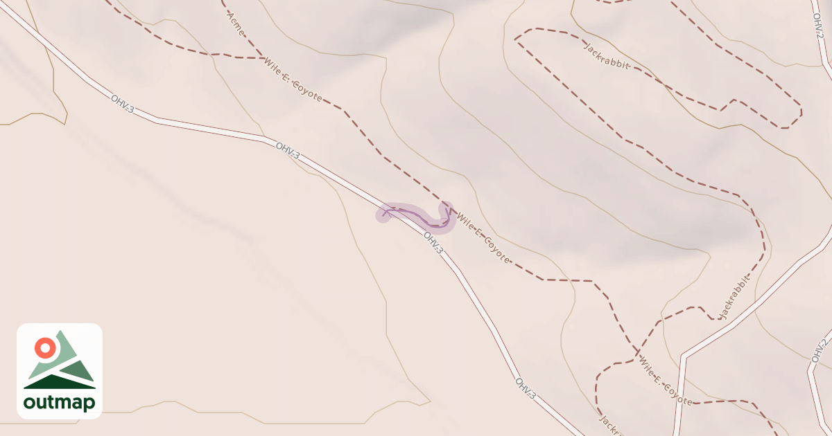 Map of Beep Beep Trail