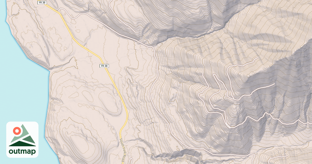 Map of BAPTISTE CREEK