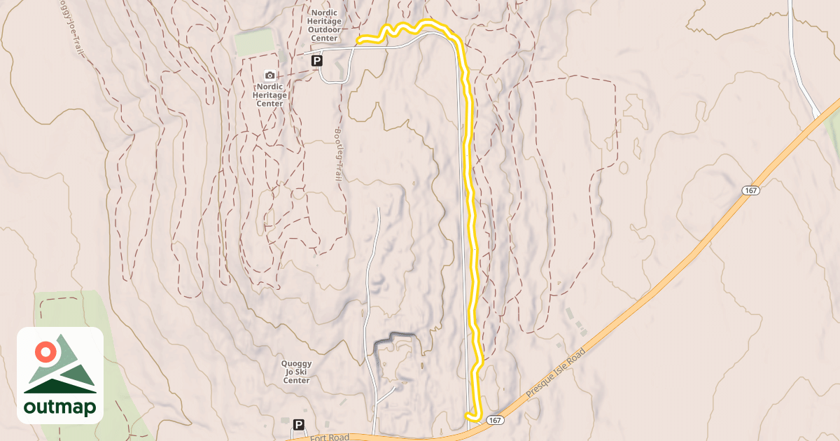 Map of Tom's Trail