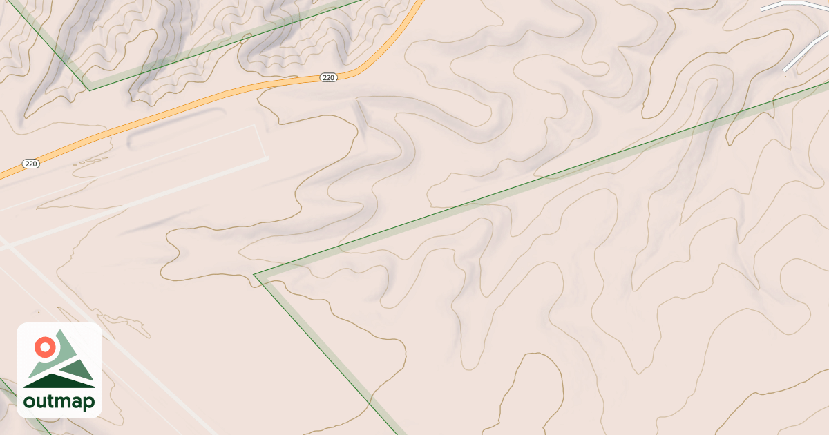 Map of Ru 258: South Mesa