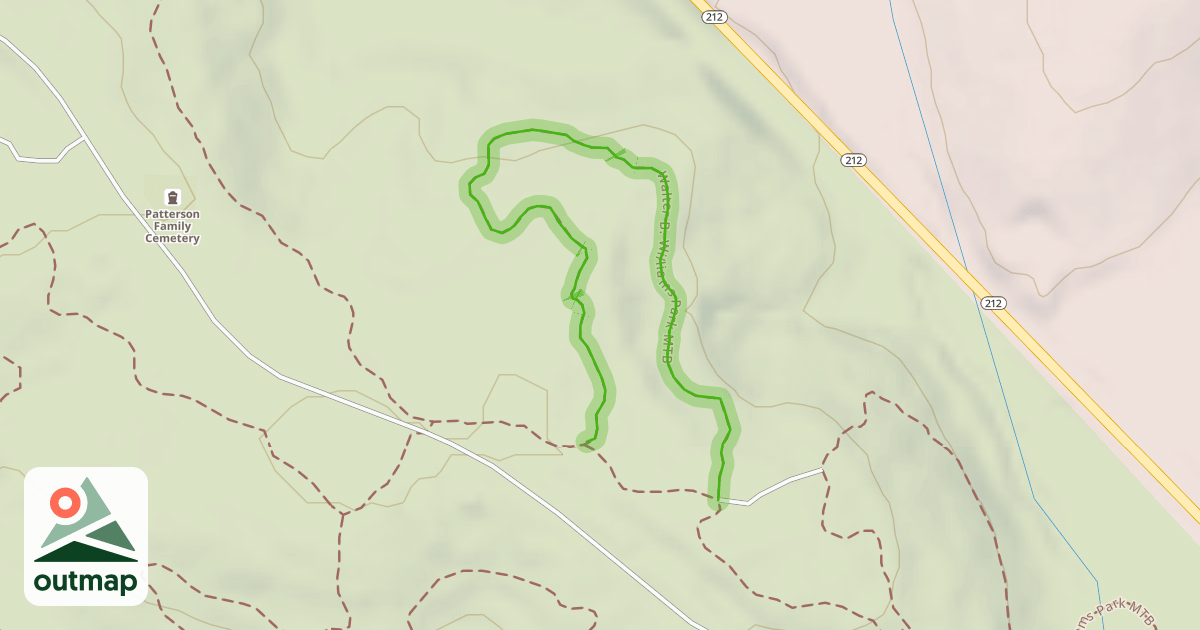 Map of Walter B. Williams Park MTB