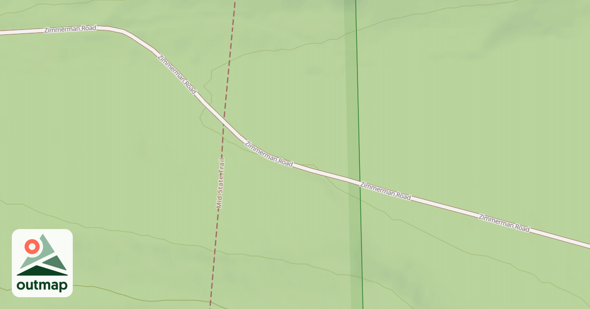 Map of Bald Eagle State Forest Snowmobile Trails