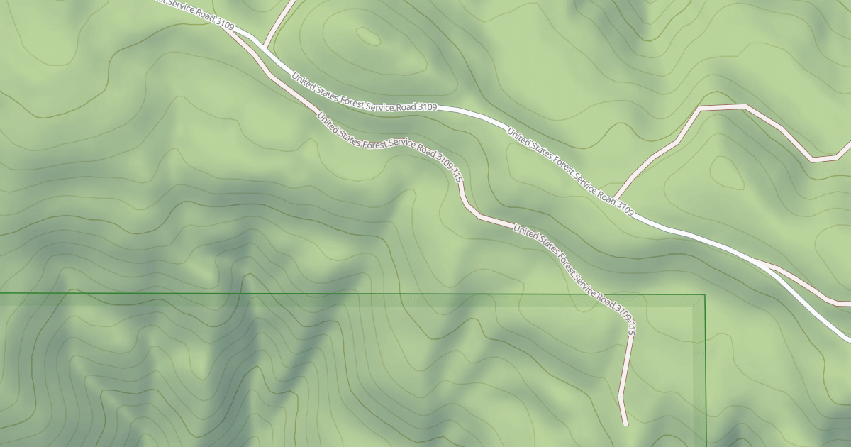 Map preview of USFS National Forest System Roads {B3E7E7C6-79B0-402E-B3EE-B4B0B7C5882F}