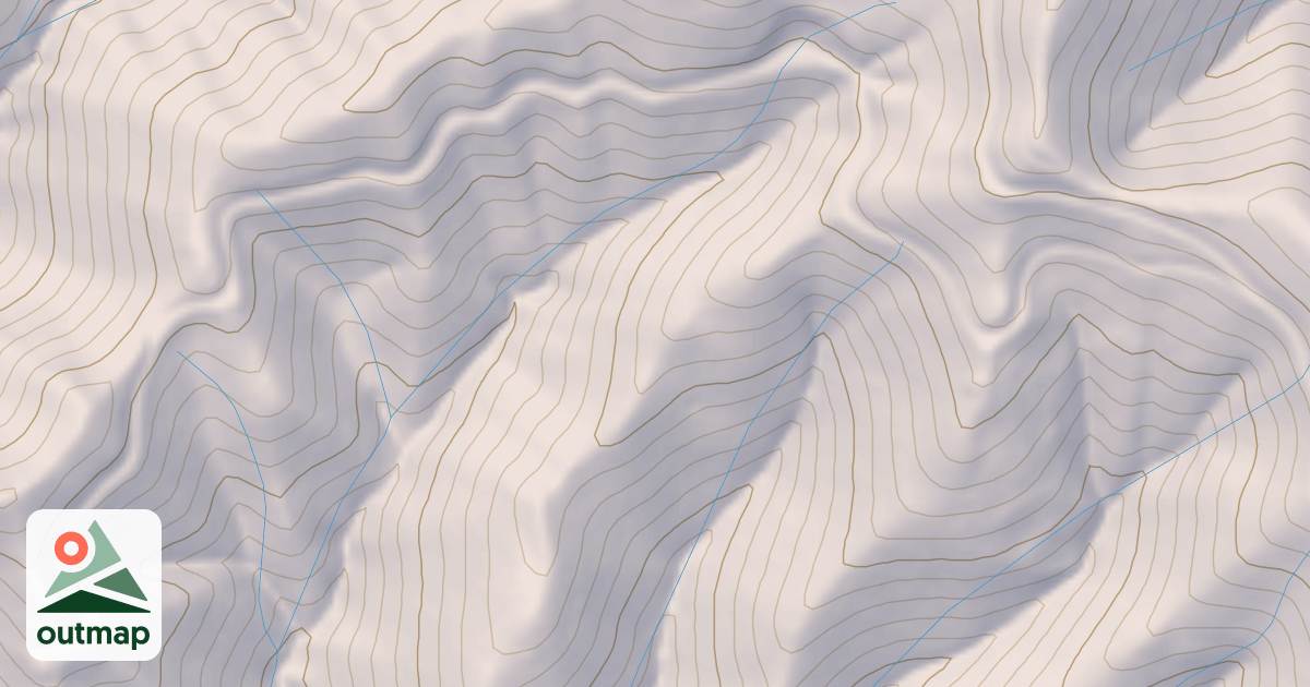 Map of CURL RIDGE