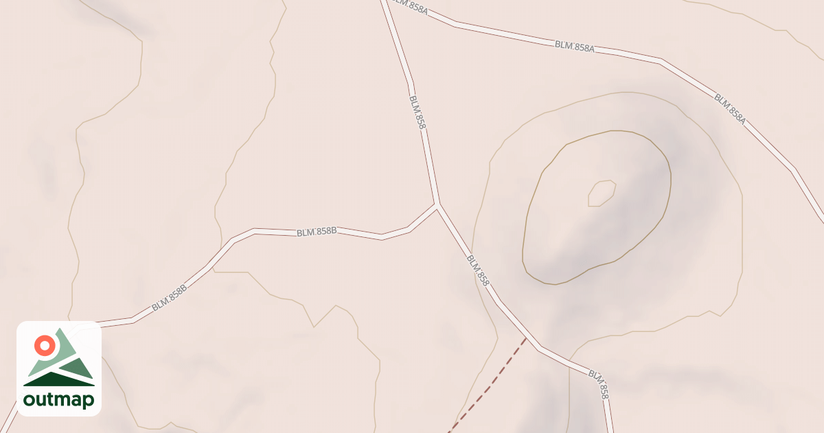 Map of BLM National GTLF Public Motorized Roads e223787d-b8aa-4e97-b6c0-3f39a18e4f02
