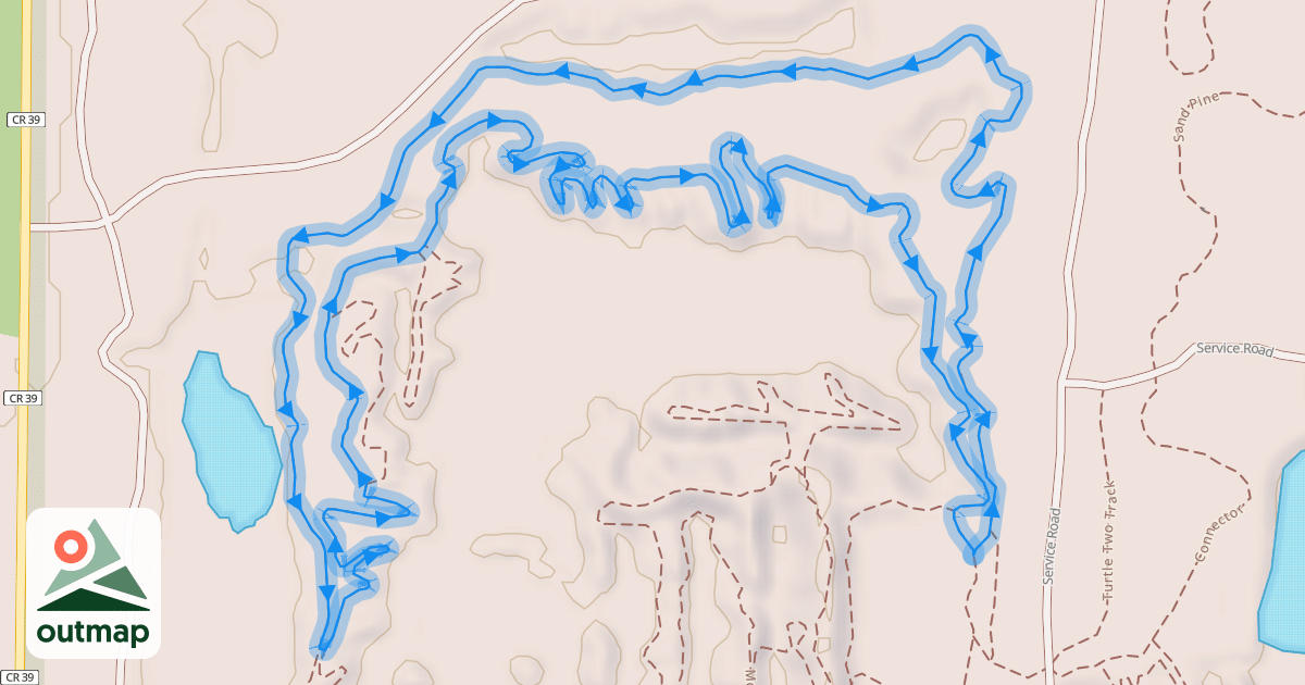 Map of Rollercoaster