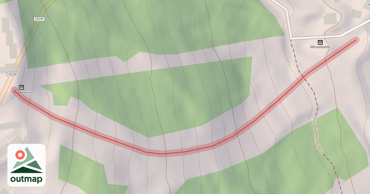 Map of (91) Miramonti