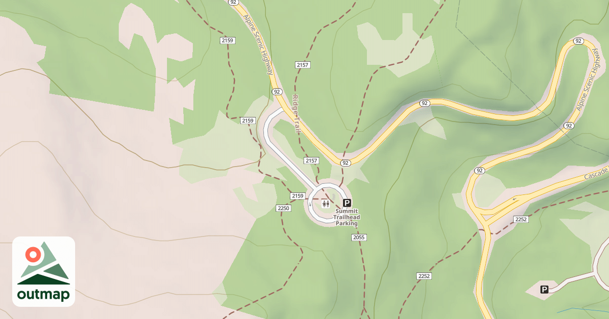 Map of ALPINE SUMMIT