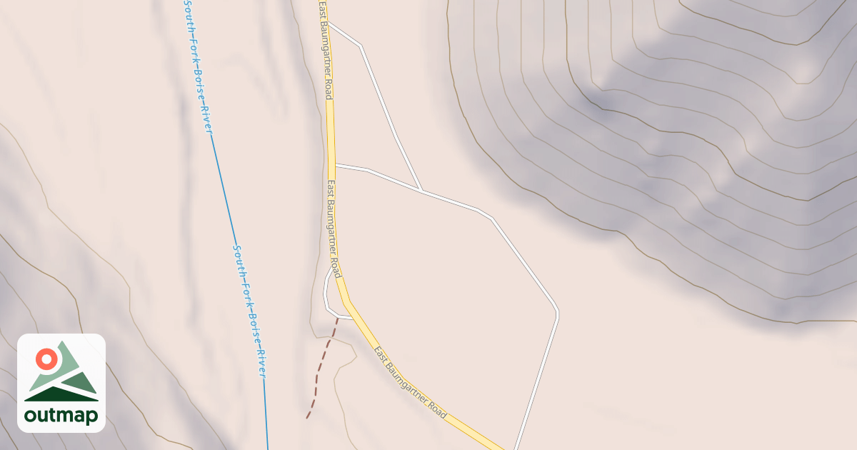 Map of SHAKE CR GS SPUR B