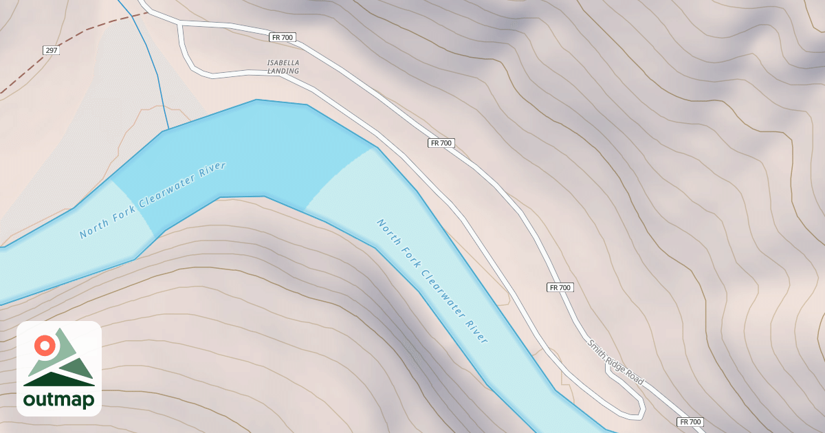 Map of ISABELLA CREEK CAMP GRD