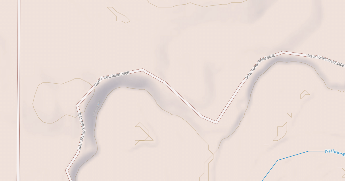 Map preview of General C.C. Andrews State Forest Trails