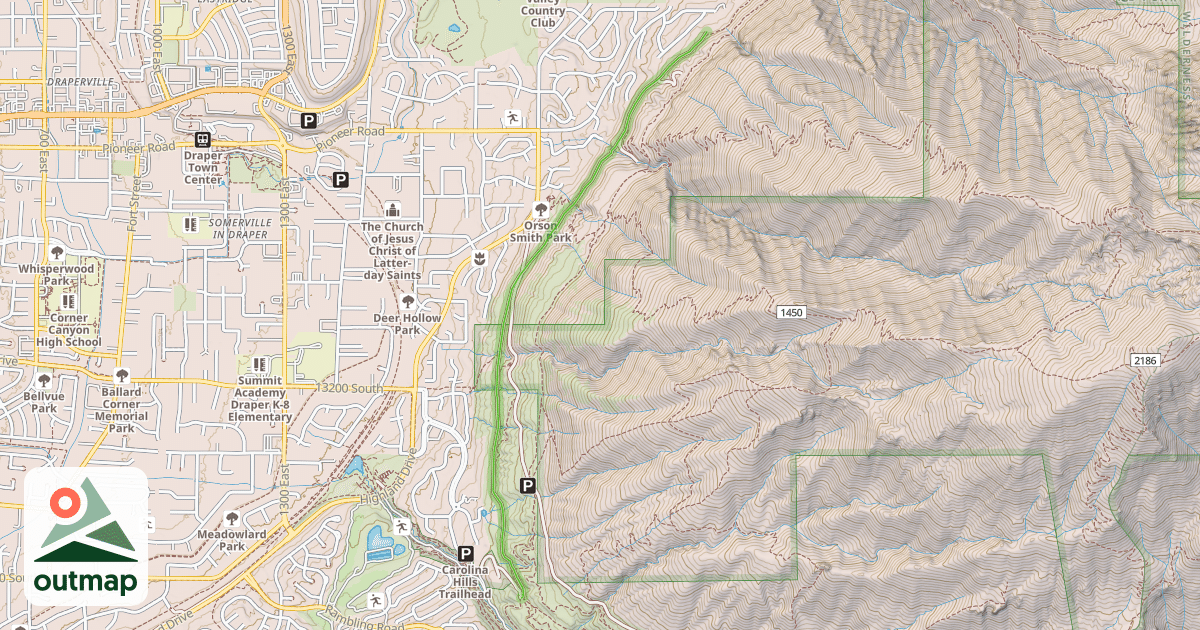Map of Aqueduct Trail