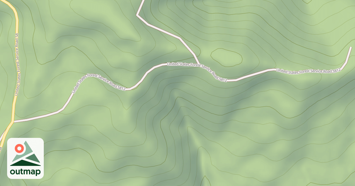 Map of USFS Motor Vehicle Use Map Roads {57999BFC-163D-487E-ABAB-E6D6F6F9CDC7}