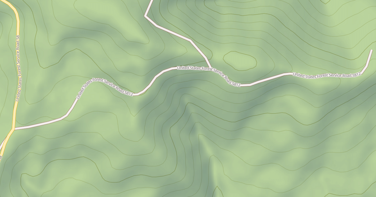 Map preview of USFS Motor Vehicle Use Map Roads {57999BFC-163D-487E-ABAB-E6D6F6F9CDC7}