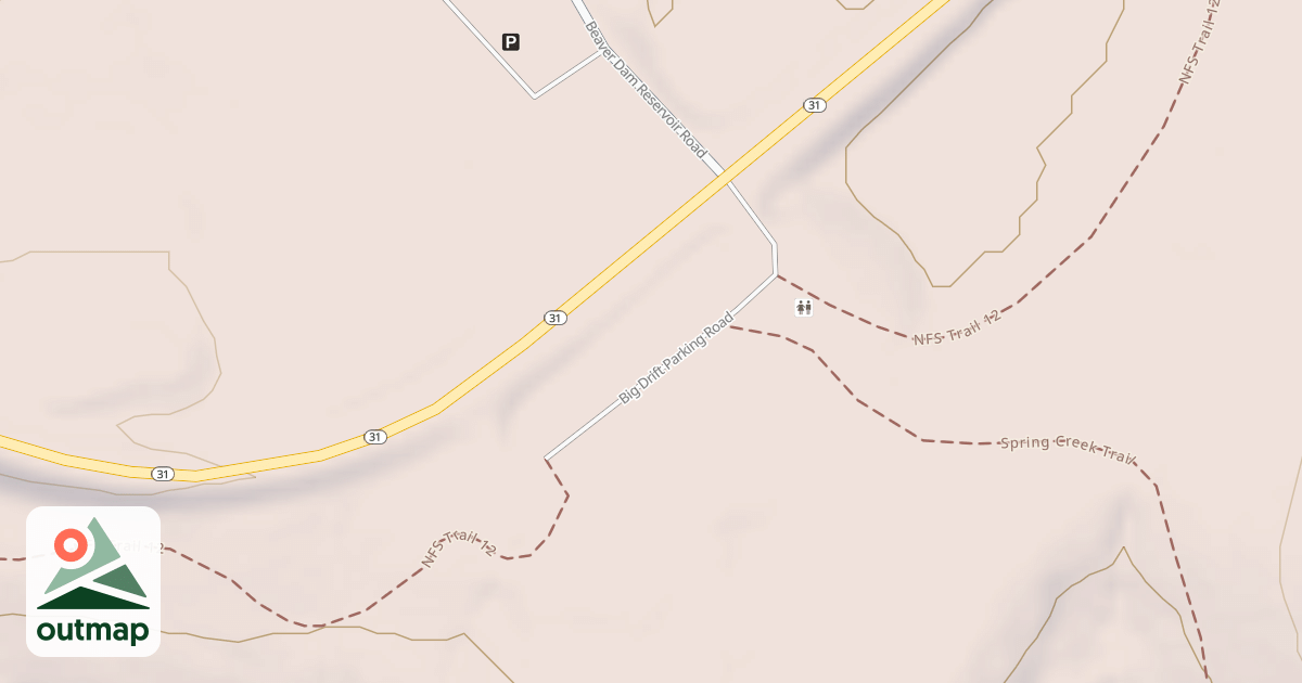 Map of BIG DRIFT PARKING