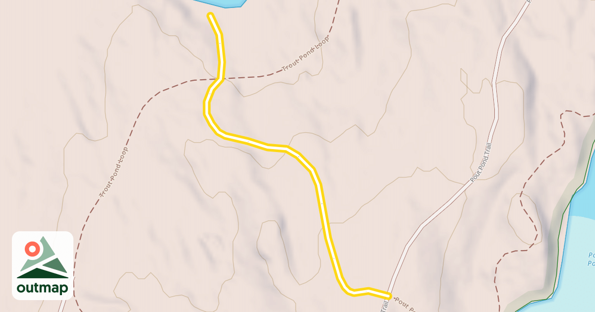 Map of Pout Pond