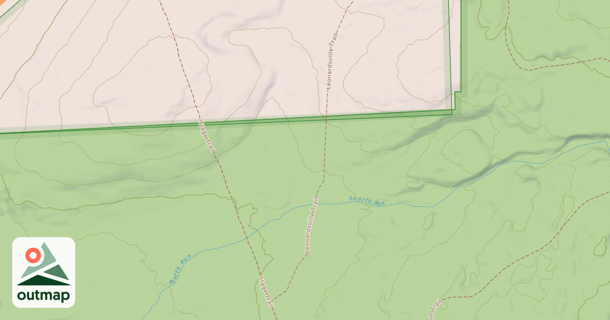 Map of Hickory Run State Park Trails