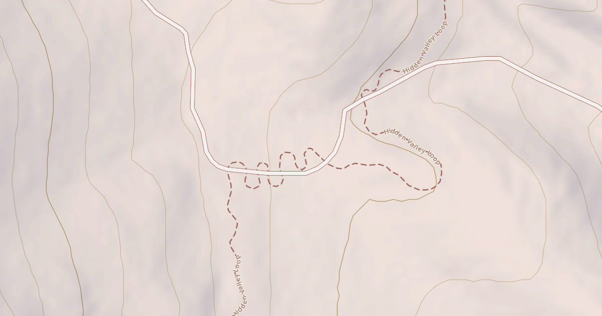 Map preview of Hidden Valley Loop