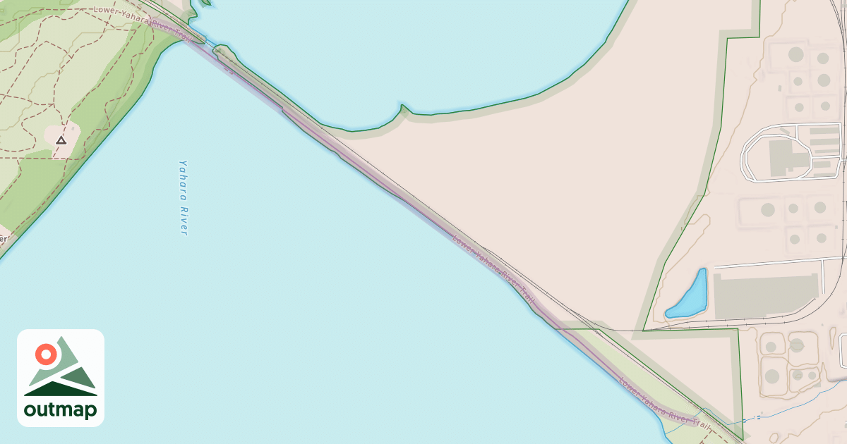 Map of Lower Yahara River Trail