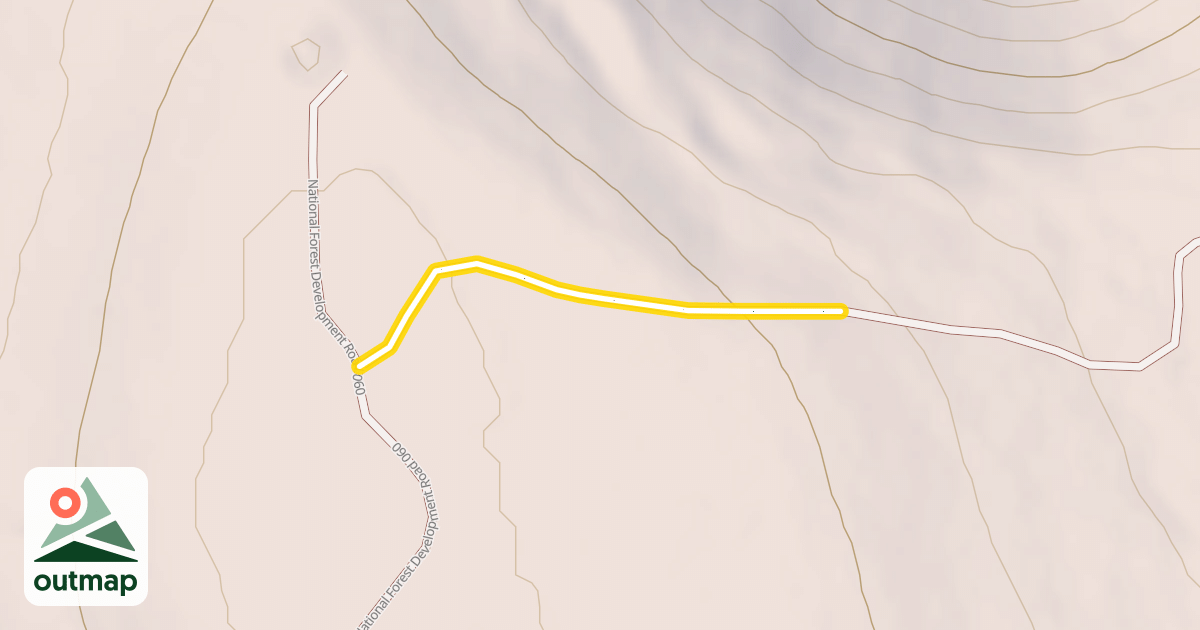 Map of National Forest Development Road 062
