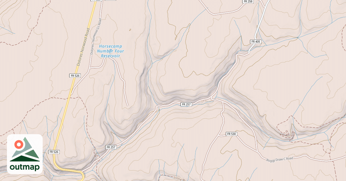 Map of BEAN CANYON